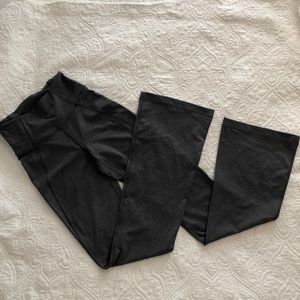 Grey Lululemon yoga pants